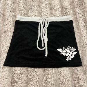 black towel skirt